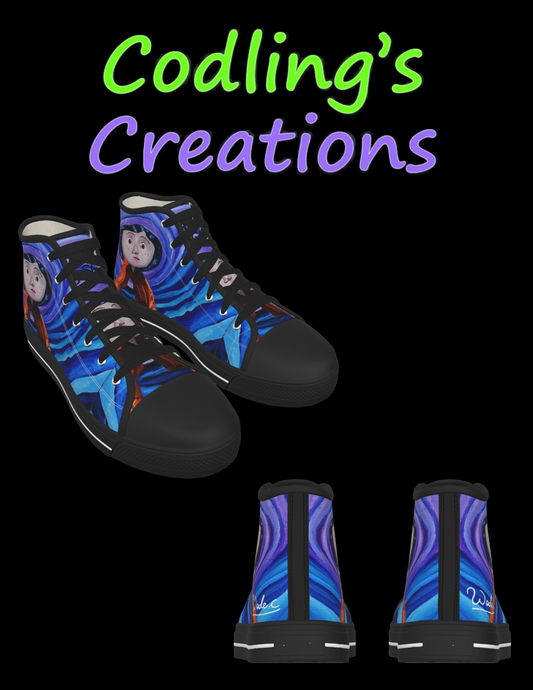 Coraline High Tops - Codling's Creations