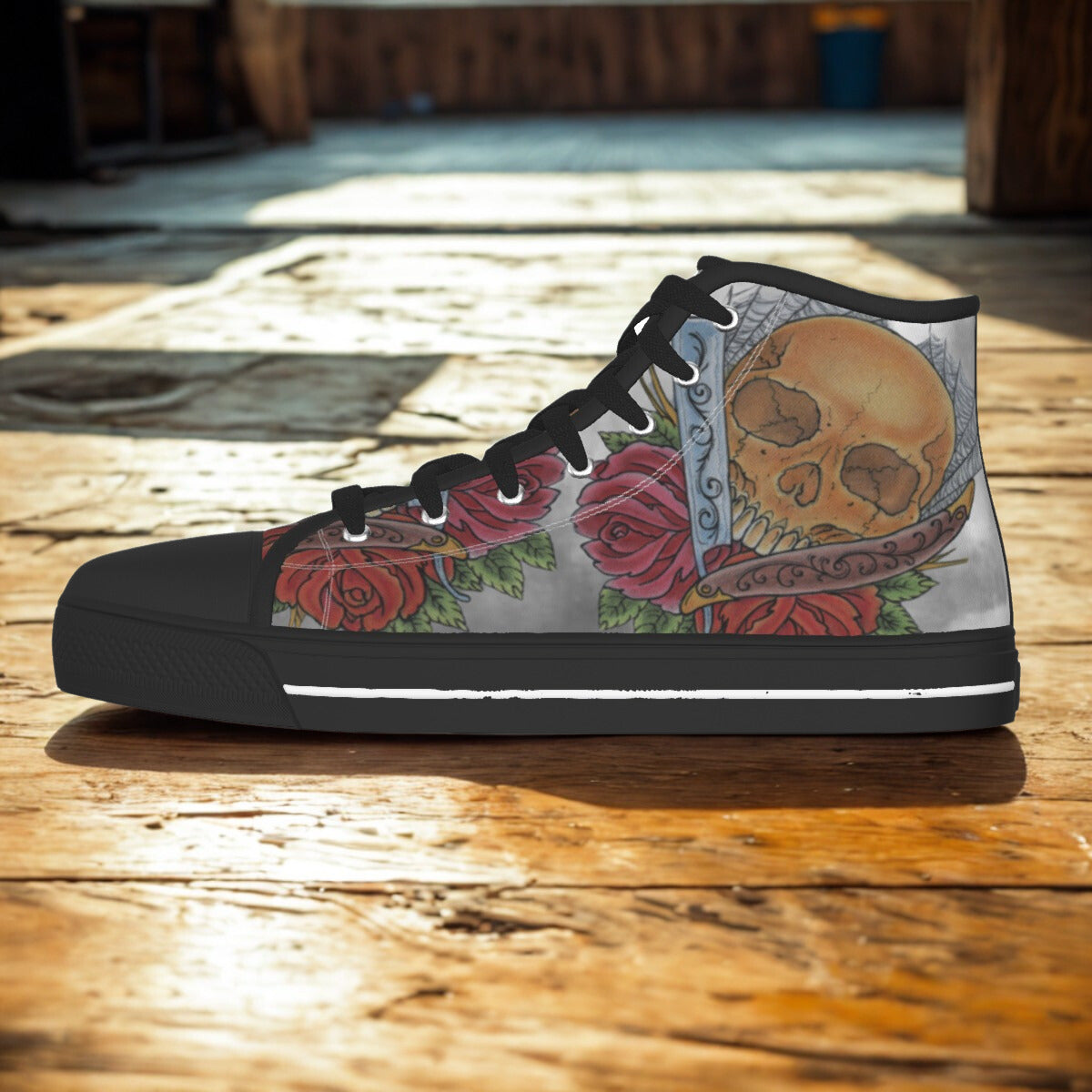 Skull and Roses - High Tops