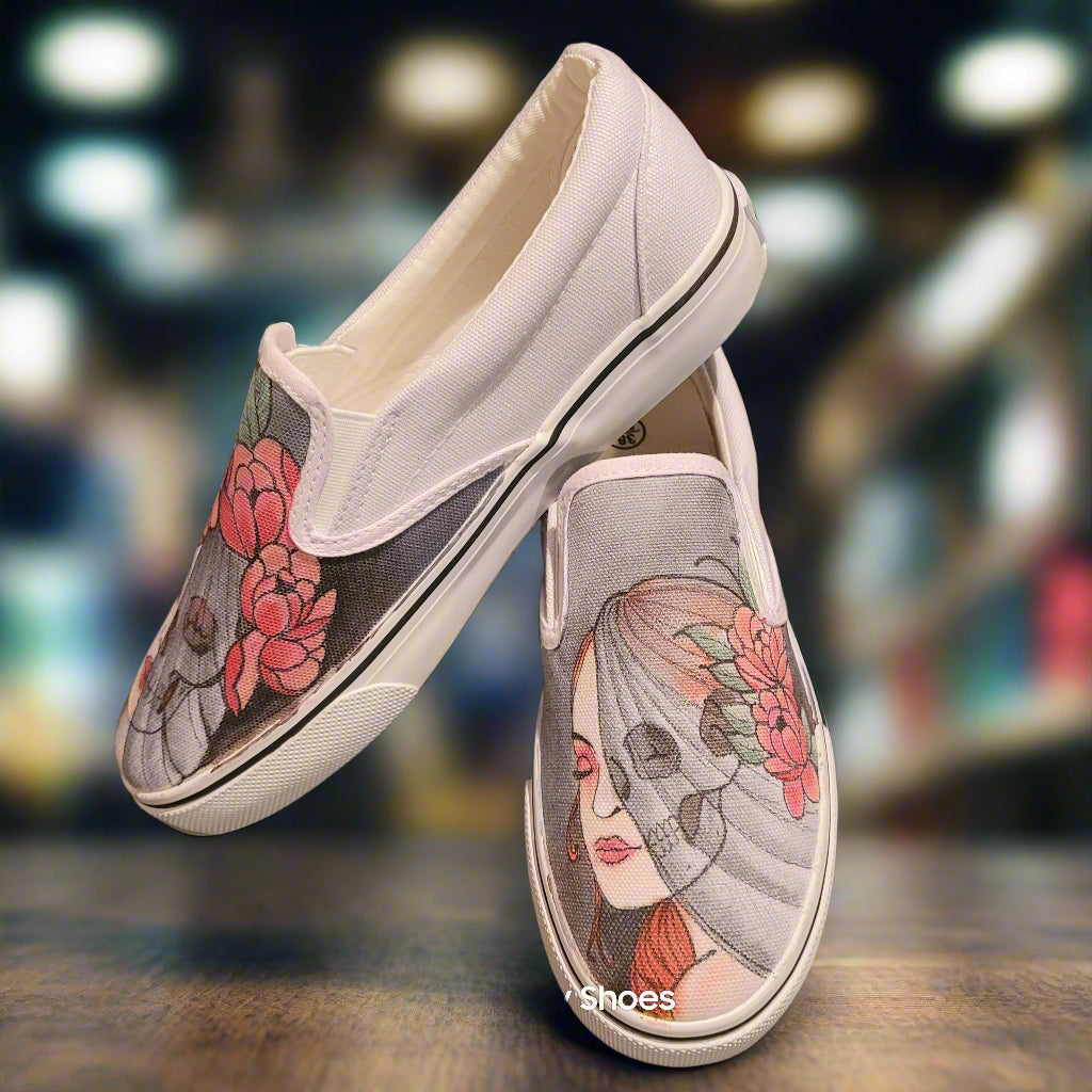 Veiled Girls Slip Ons