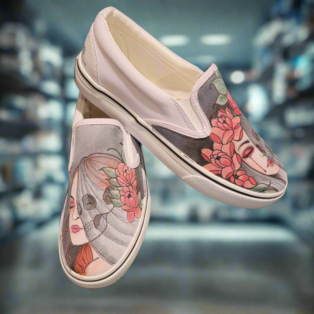 Veiled Girls Slip Ons