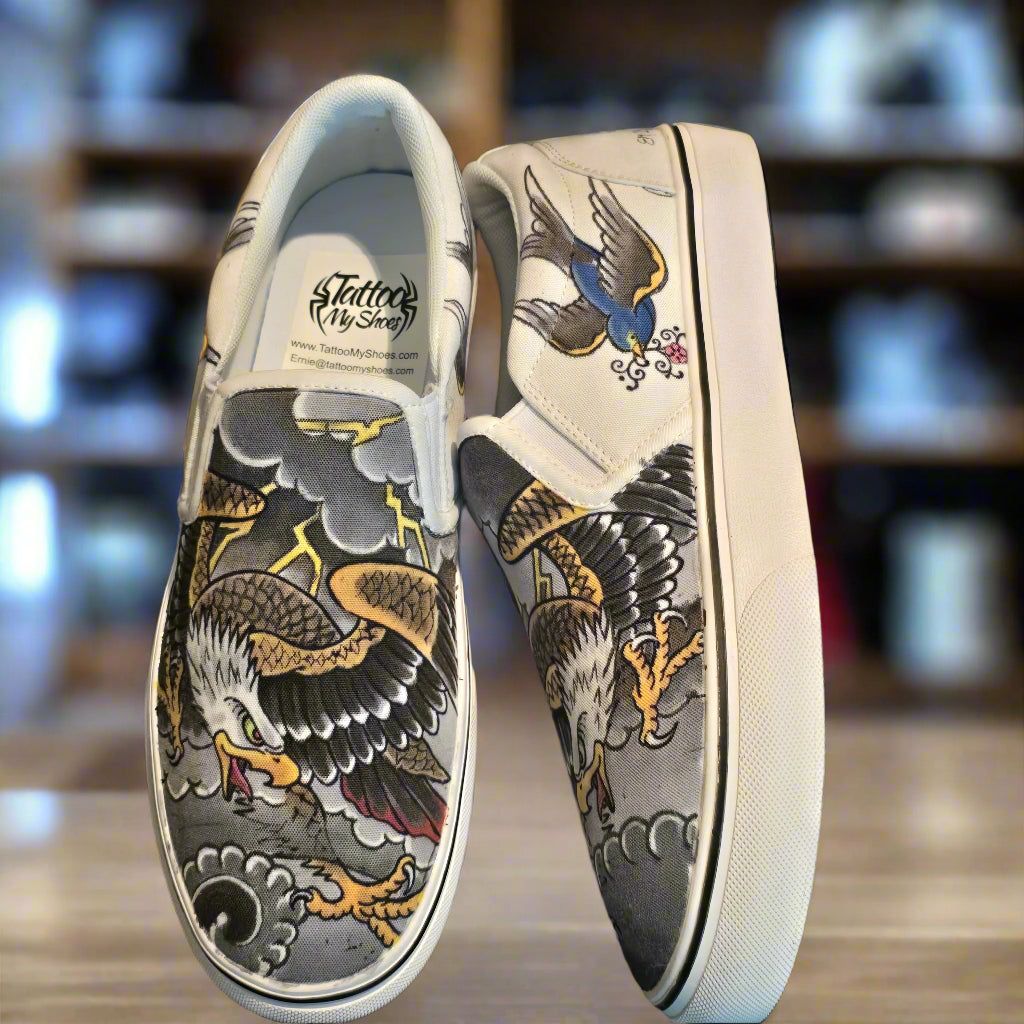 Traditional Eagles Slip Ons