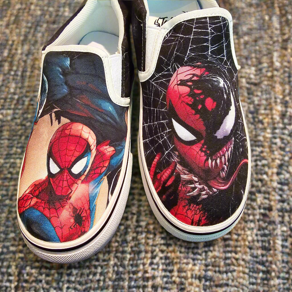 Printed Spider Venom – Tattoo My Shoes - Main Image