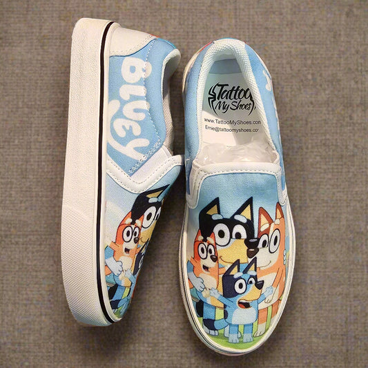 Printed Bluey Family