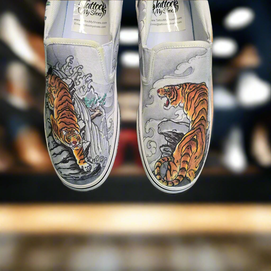 Tigers Print Slip On