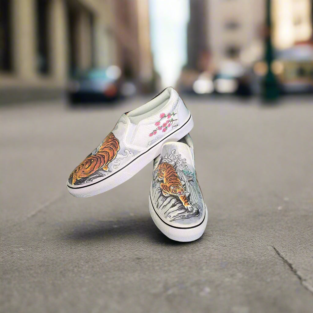 Tigers Print Slip On