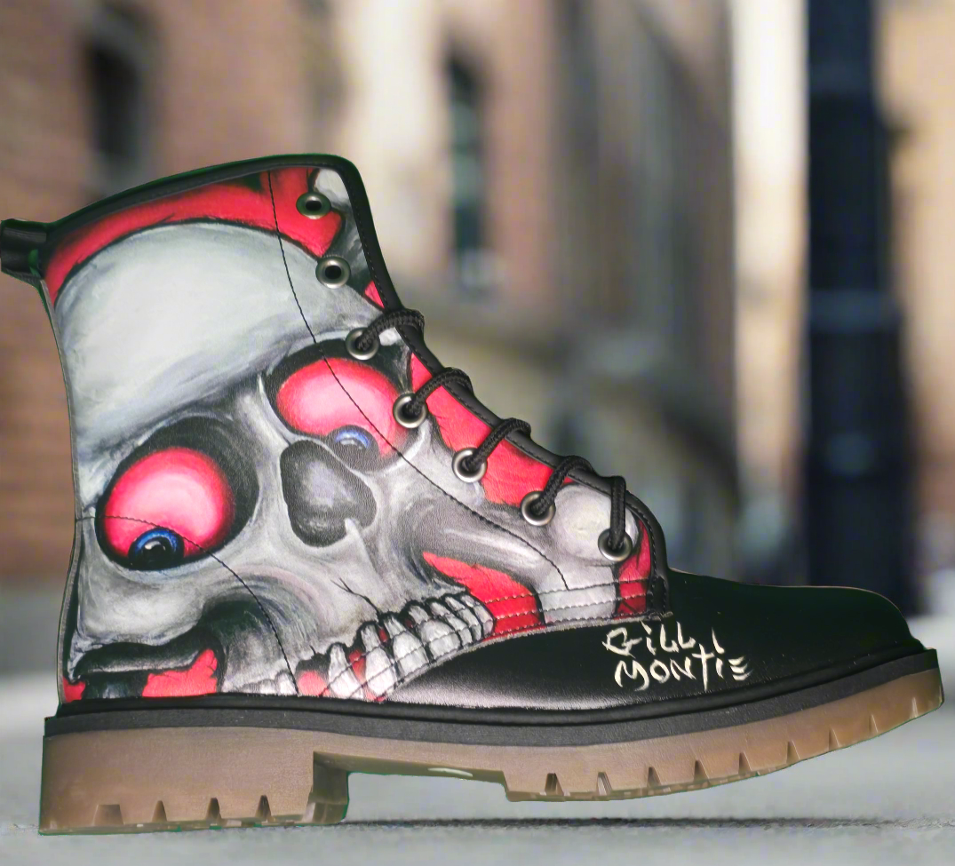 Gill Montie - Red Skull Boots