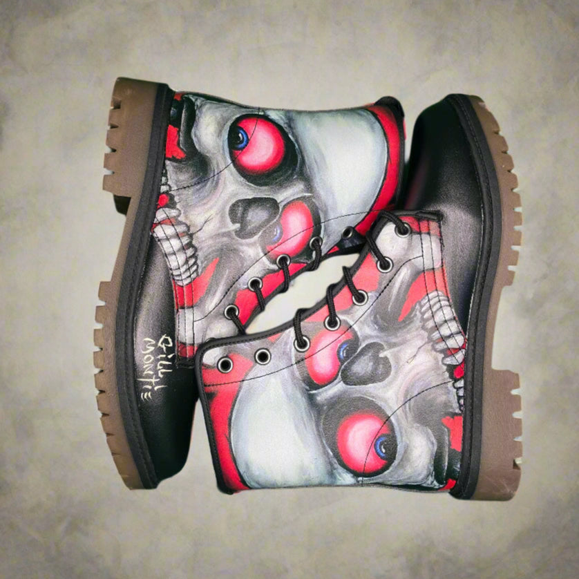 Gill Montie - Red Skull Boots