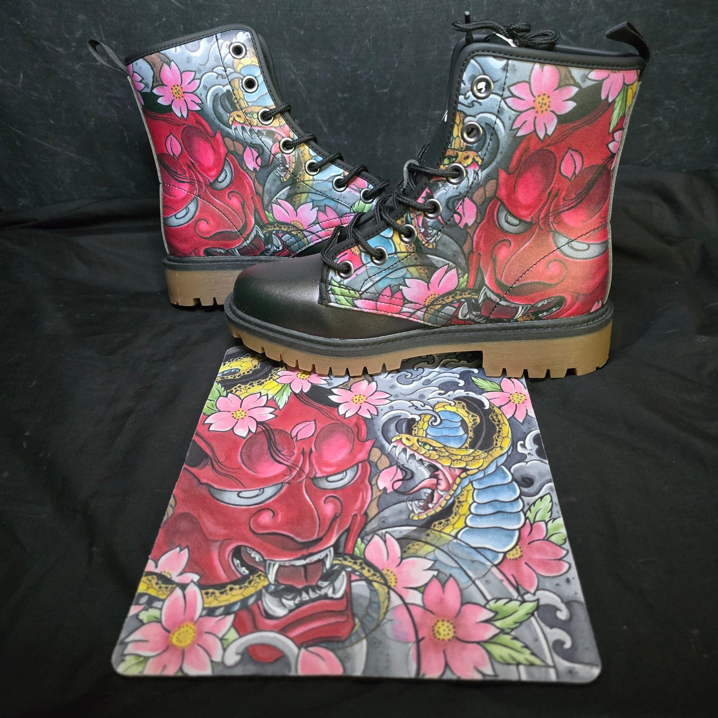 Hannya and Snake - Boots