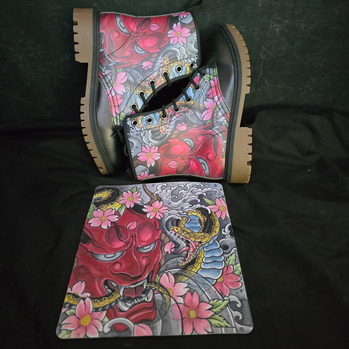 Hannya and Snake - Boots
