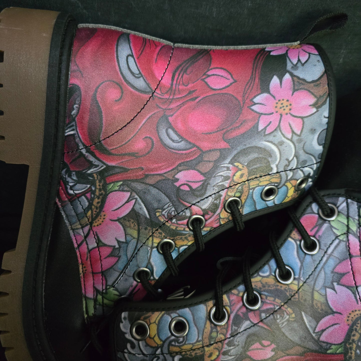 Hannya and Snake - Boots