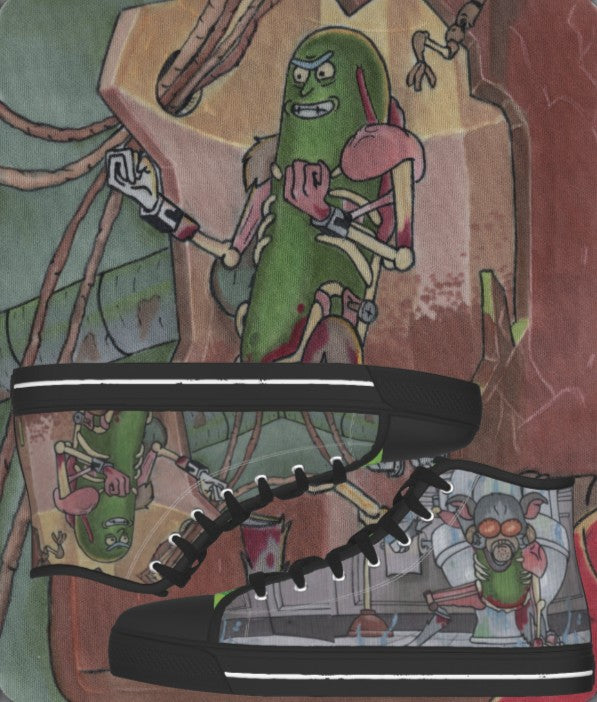 Pickle Rick - High Top