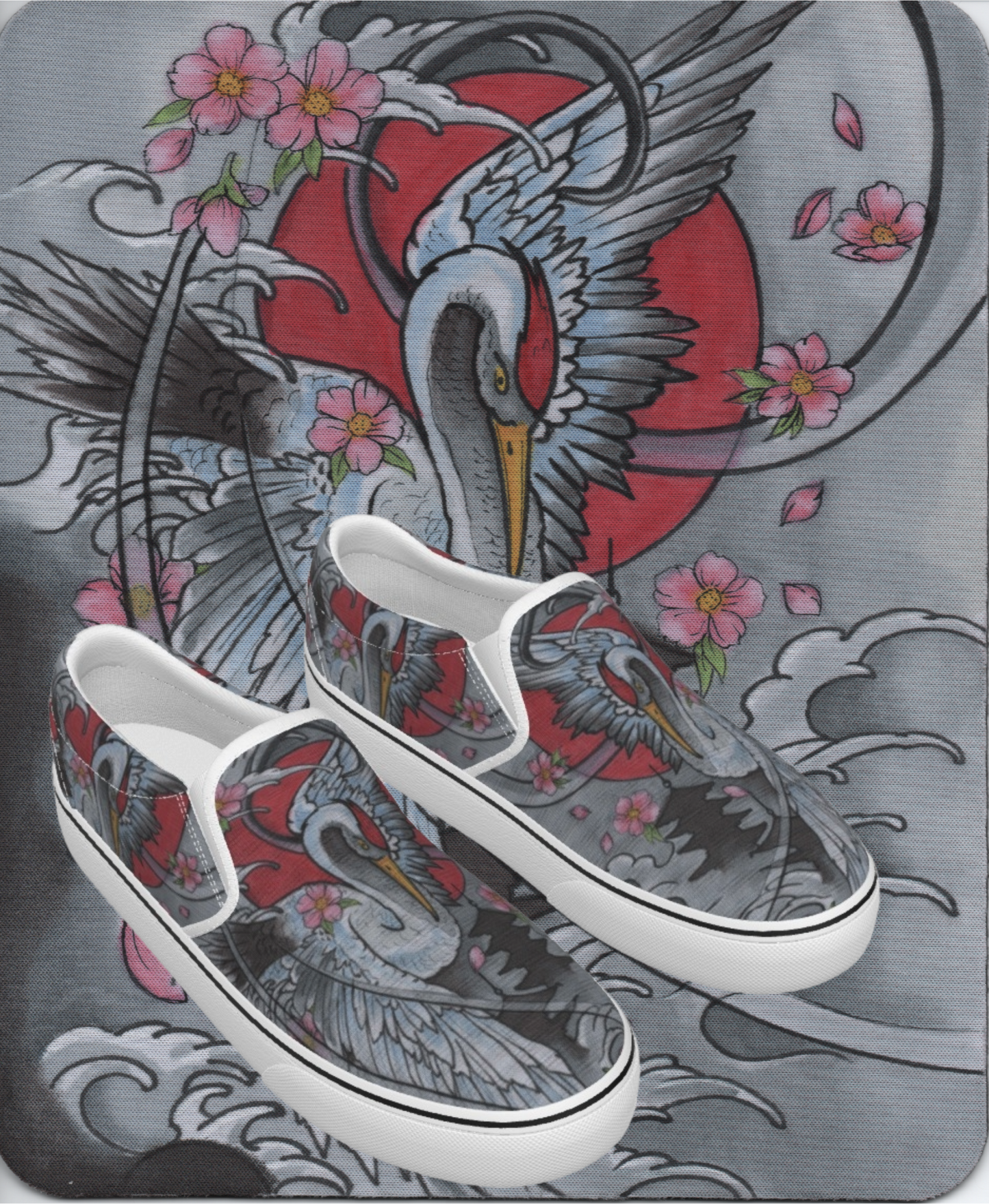 Snow Crane - Slip on
