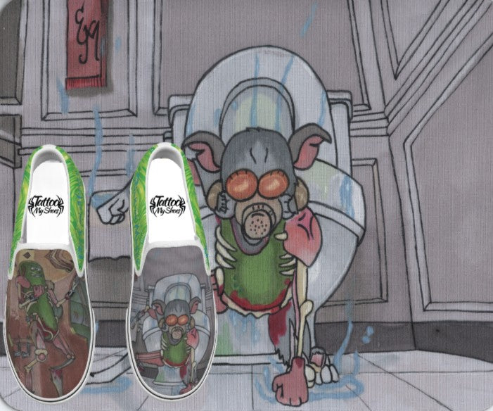 Pickle Rick - Slip ons