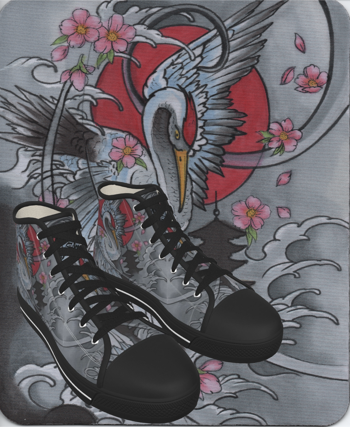 Snow Crane High Tops
