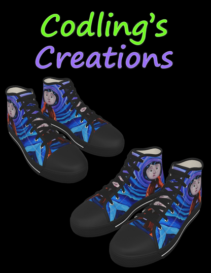 Coraline High Tops - Codling's Creations