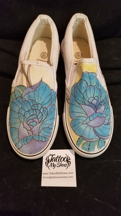 Blue and Purple Roses - W5