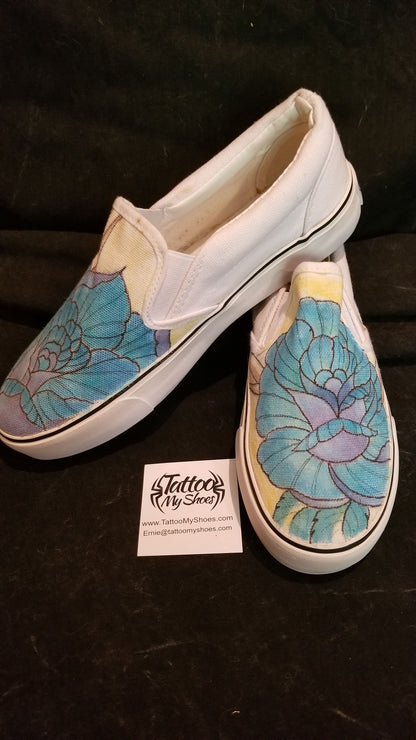 Blue and Purple Roses - W5