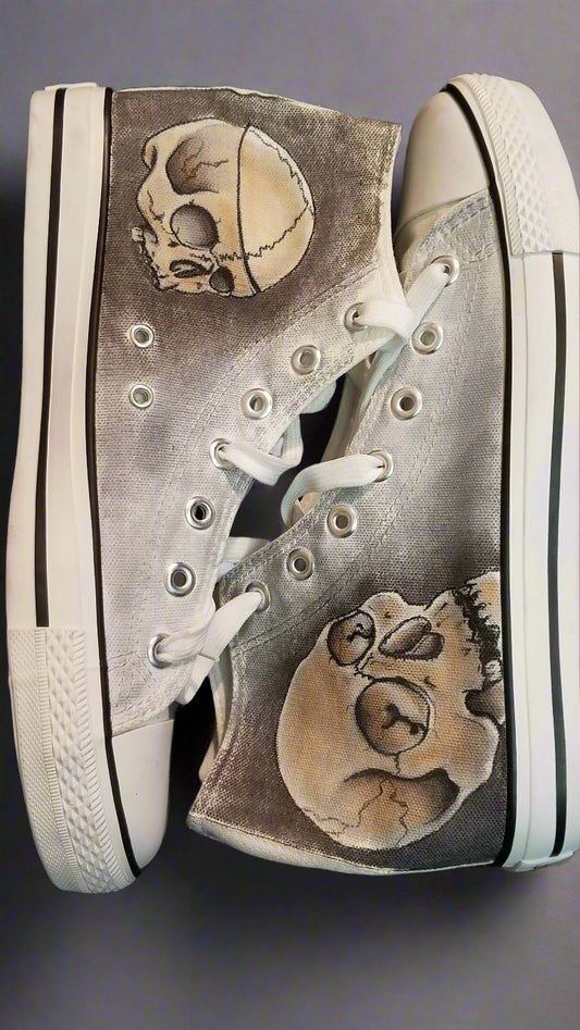 Antique Skull High Tops