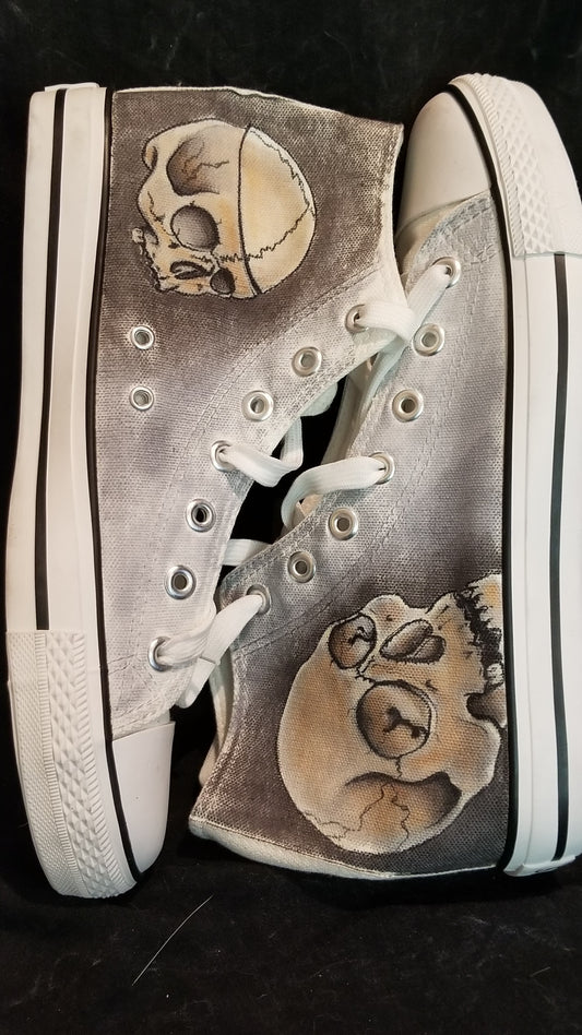 Antique Skull High Tops