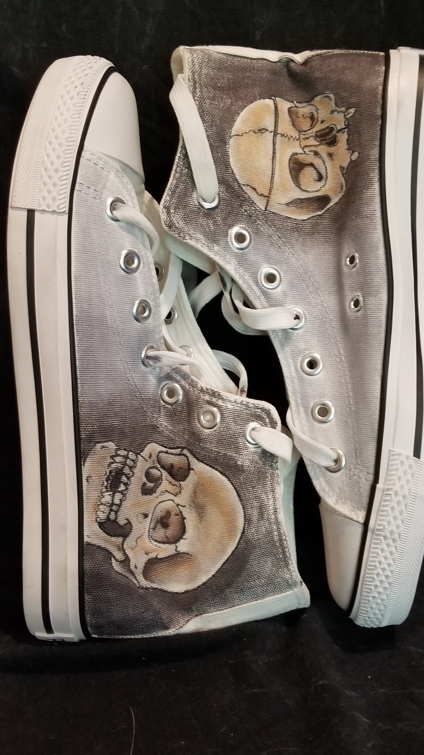 Antique Skull High Tops