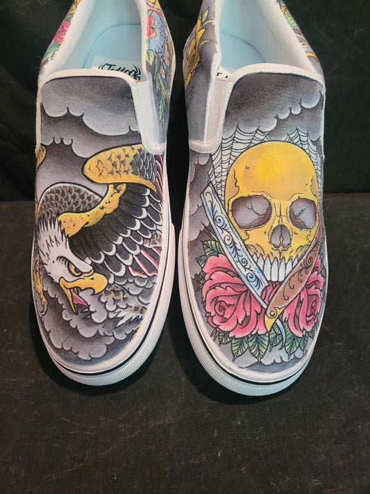 Skull and eagle Slip on - 11M