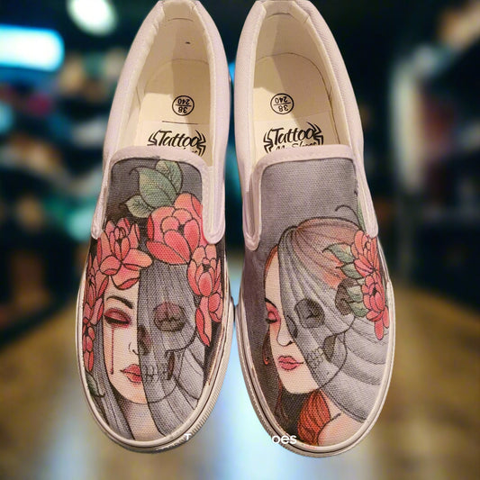 Veiled Girls Slip Ons