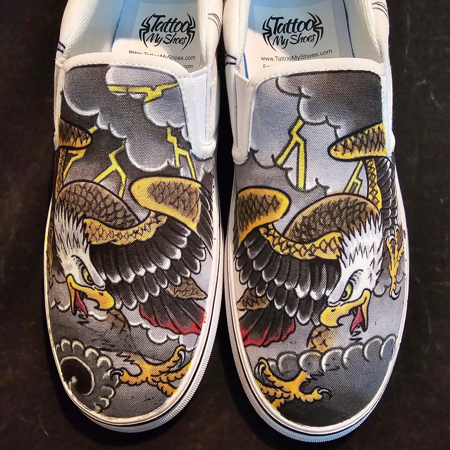 Traditional Eagles Slip Ons