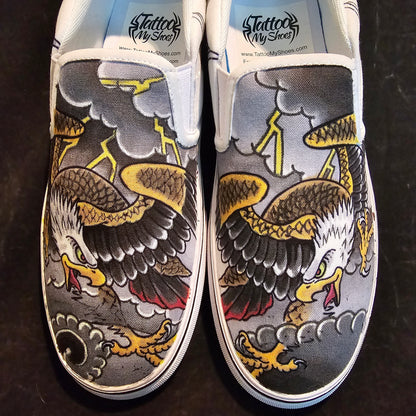 Traditional Eagles Slip Ons