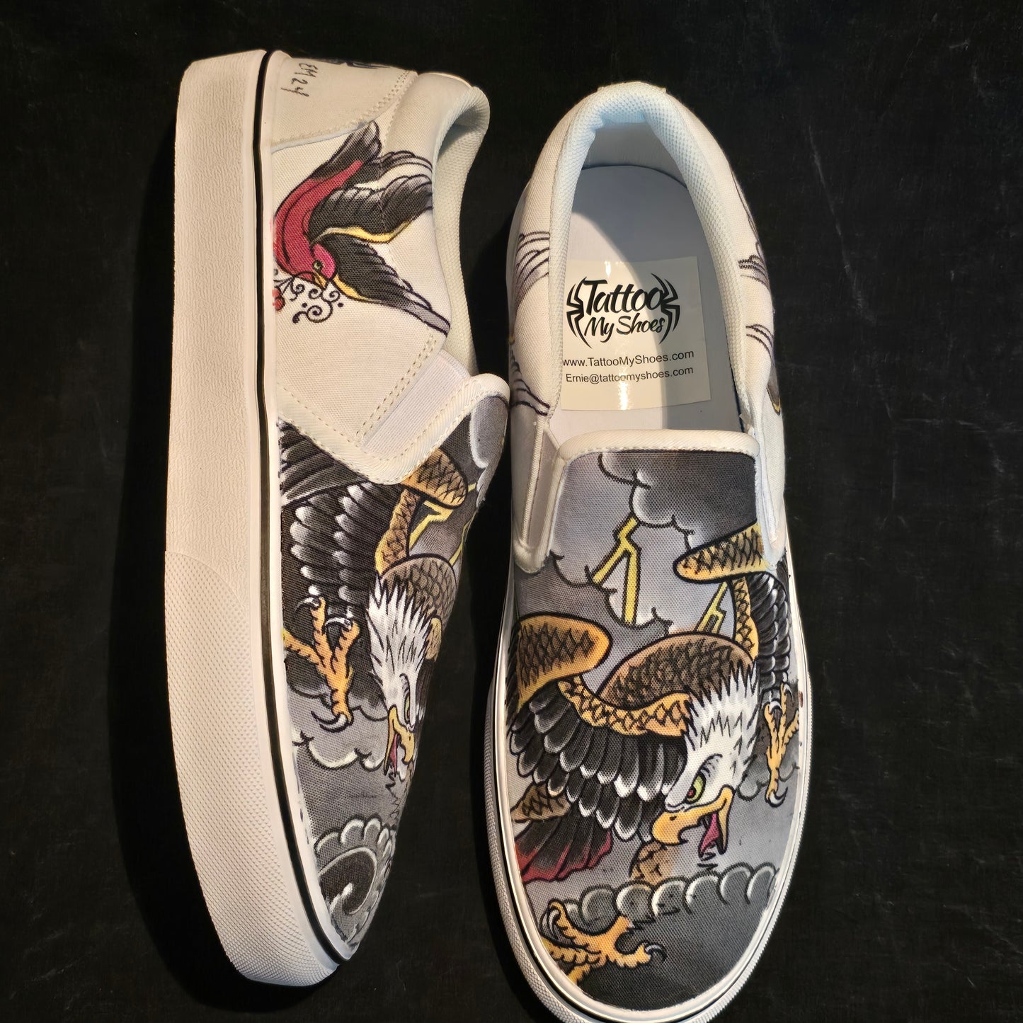 Traditional Eagles Slip Ons