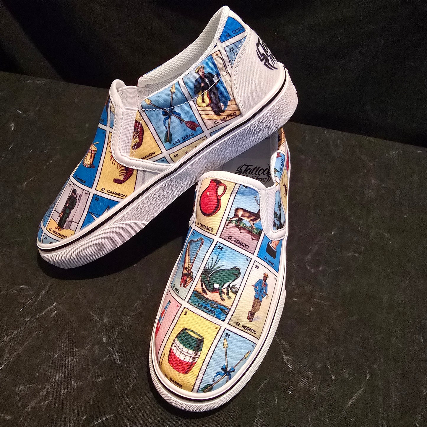 Loteria Custom Printed Shoes