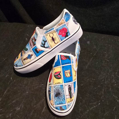 Loteria Custom Printed Shoes