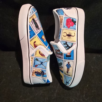 Loteria Custom Printed Shoes