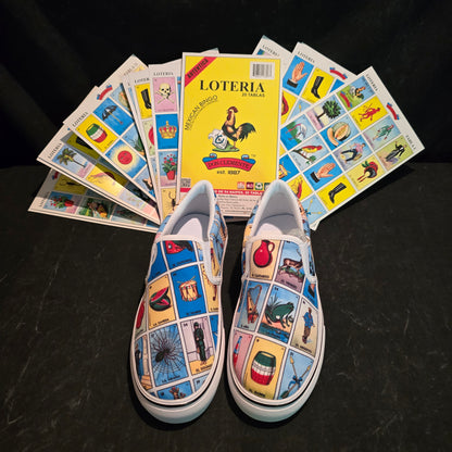 Loteria Custom Printed Shoes