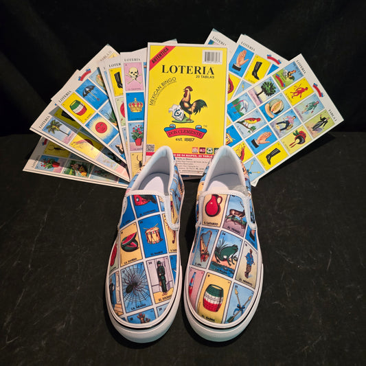 Loteria Custom Printed Shoes