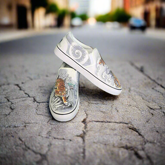 Tigers Print Slip On