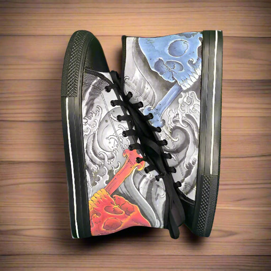 6 Skulls High Tops