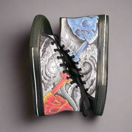 6 Skulls High Tops