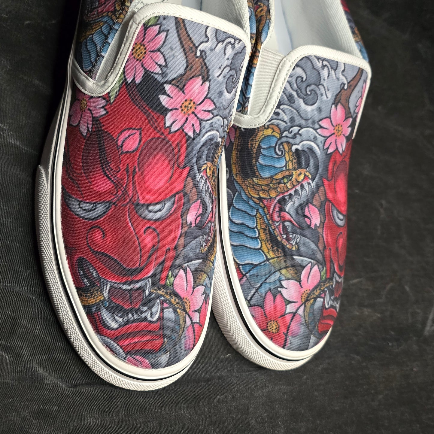 Traditional Hannya and Snake