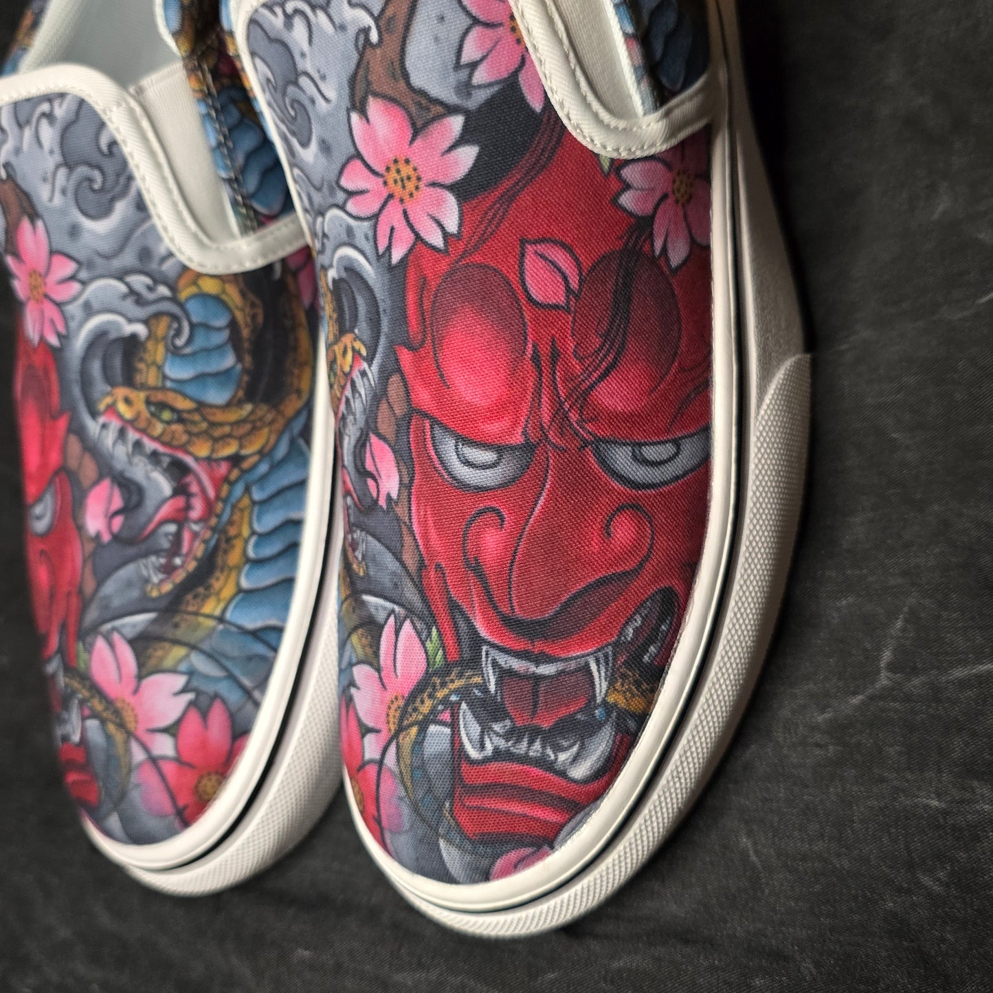 Traditional Hannya and Snake
