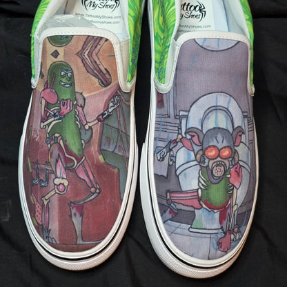 Pickle Rick - Slip ons