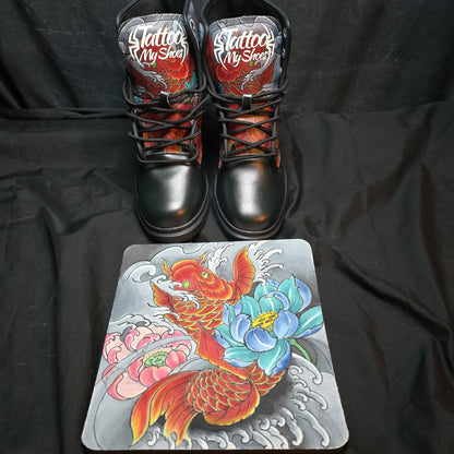 Red Koi Boots