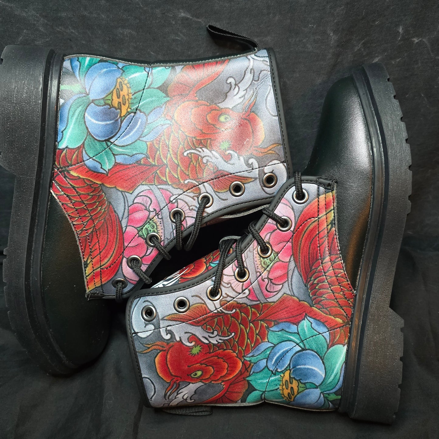Red Koi Boots