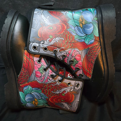 Red Koi Boots