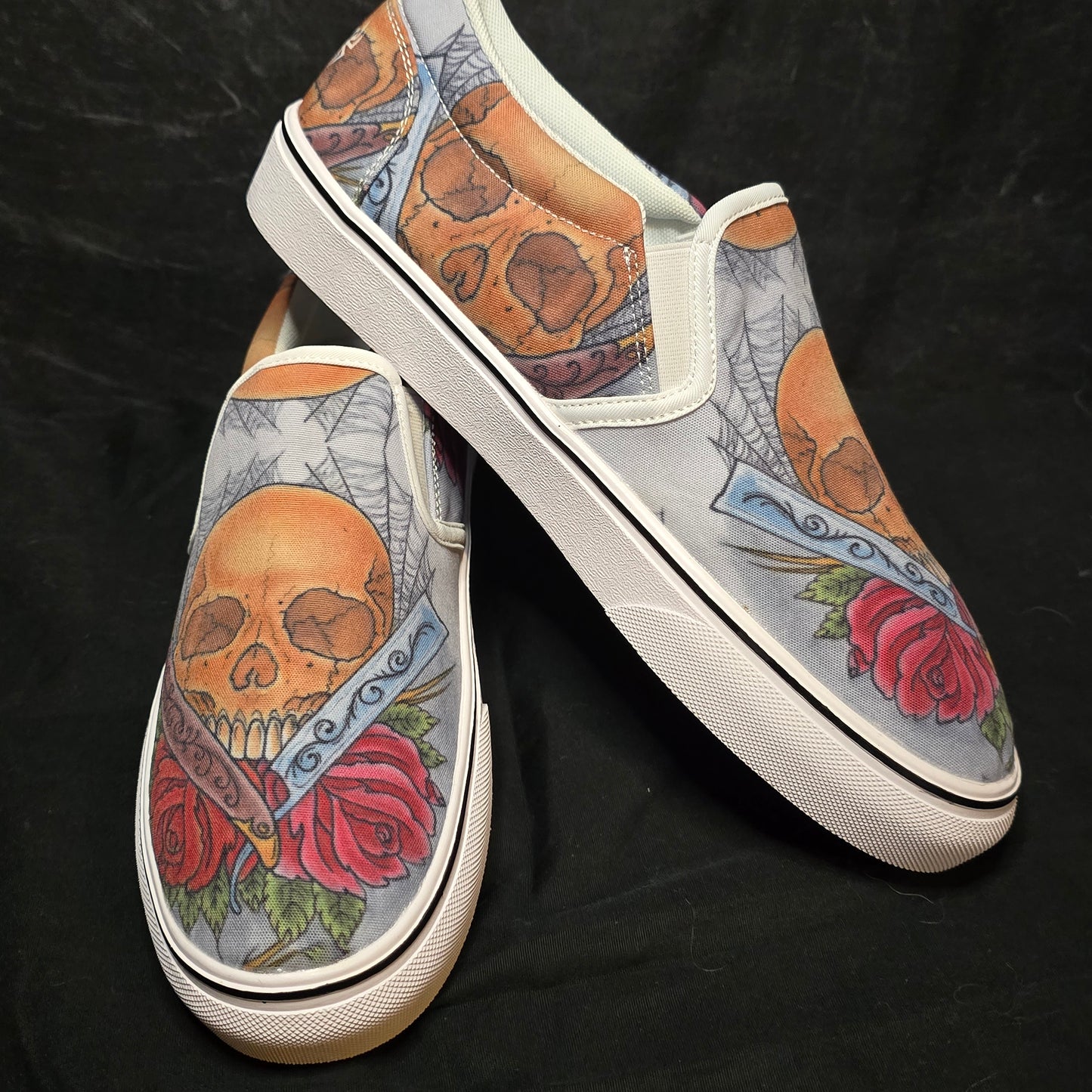 Skull and Roses Slip on RTS