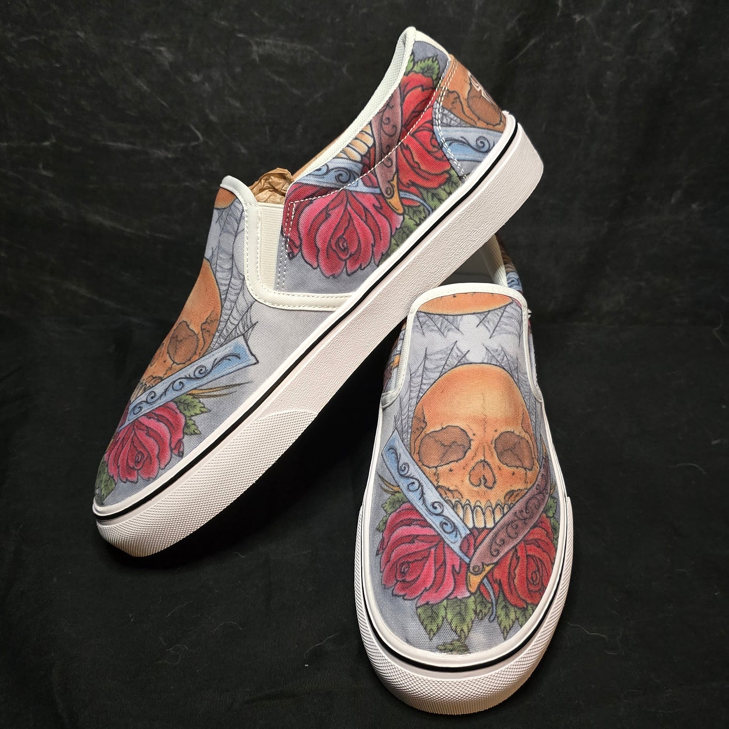 Skull and Roses Slip on RTS