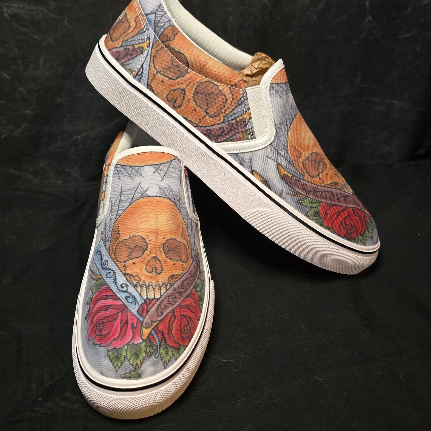 Skull and Roses Slip on RTS