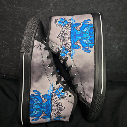 Only the tip - Grey Smoke High tops