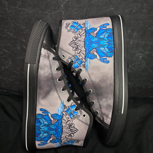 Only the tip - Grey Smoke High tops