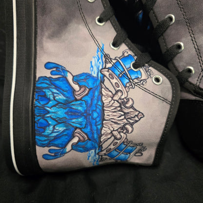 Only the tip - Grey Smoke High tops