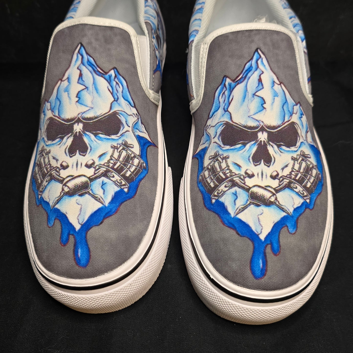 Only the tip Grey Smoke slip on